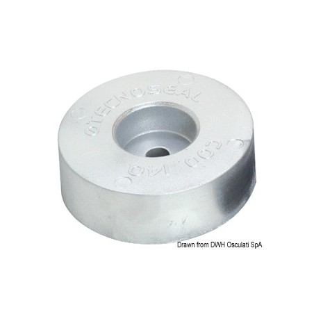 Anode poupe 120 x 25 mm | EAN 8033137136139 Ref 43.210.05