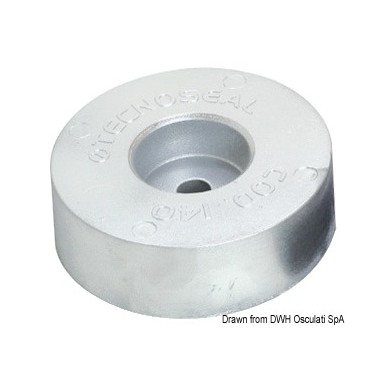 Anode poupe 140 x 35 mm | EAN 8033137136122 Ref 43.210.03