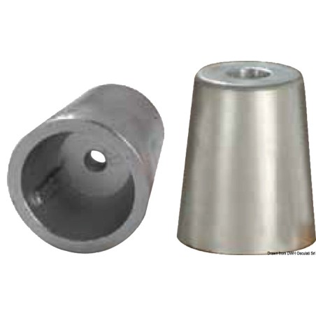 Anode aluminium ligne axe Radice Ø 42 mm | EAN 8033137213151 Ref 43.231.02