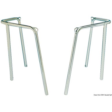 Balcon de poupe inox 2-pièces 35x40x45 cm | EAN 8033137135095 Ref 41.670.01