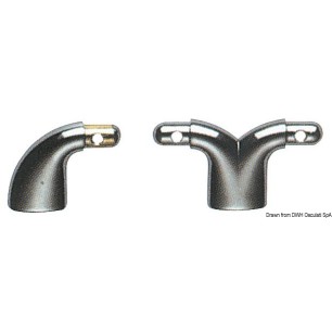 Barrière terminale laiton chromé 30x30 mm | EAN 8033137135019 Ref 41.620.00