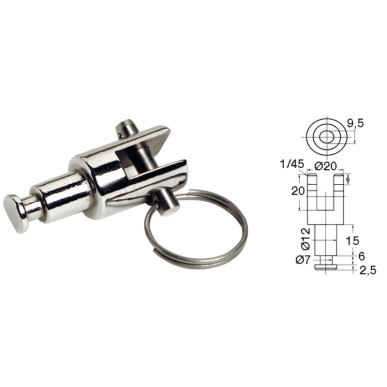 Platine AISI316 p. dames de nage | EAN 8033137146756 Ref 46.662.00