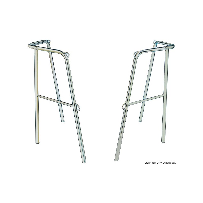 
Balcon de poupe inox 2-pièces 40x43x60 cm 
