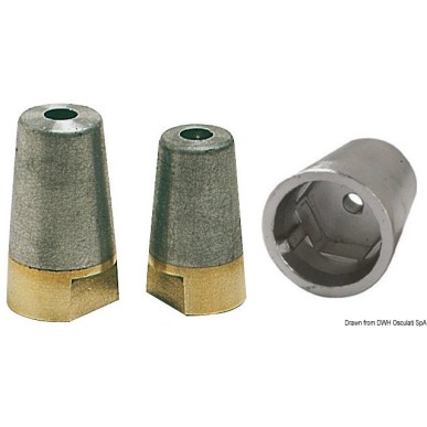 Uniquement anode aluminium axe 45 mm | EAN 8033137213397 Ref 43.265.55