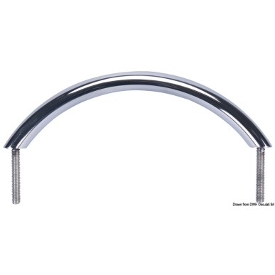 Main-courante ovalisée inox poli miroir 300 mm | EAN 8033137213007 Ref 41.909.03