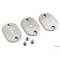 
Kit fixation main-courante 2 platines + 2 vis 
