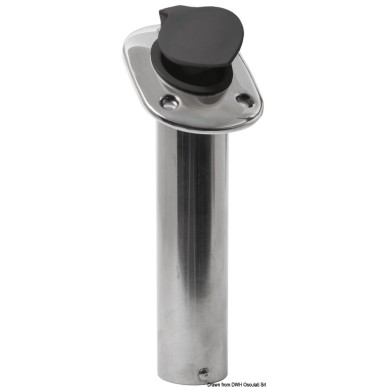 Porte-canne encastrer inox 42 mm 60+ | EAN 8033137134555 Ref 41.211.70