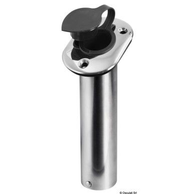 Porte-canne encastrer inox 42 mm 75+  Ref 41.211.71