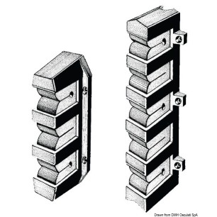 Support 3 cannes pêche 198x62 mm | EAN 8033137045370 Ref 41.127.50