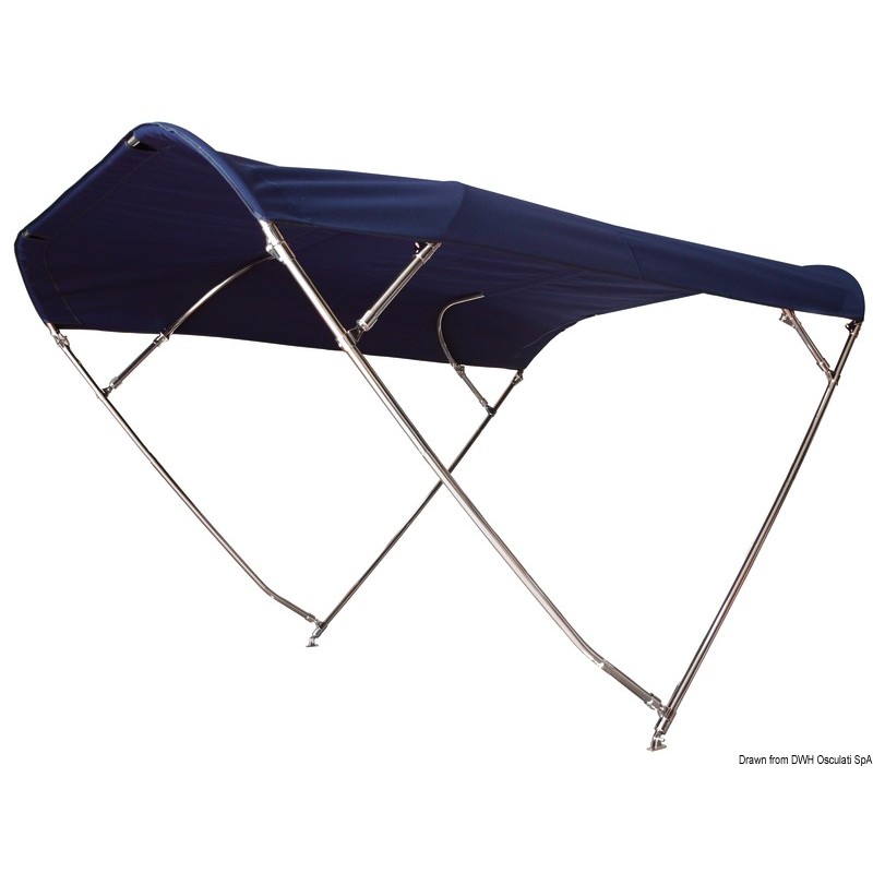 
Bimini pliable Shade Master Inox Depth 195/210 cm 

