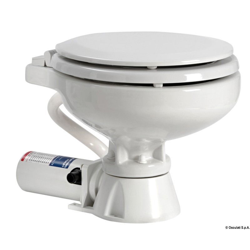 
WC électrique space saver siège bois 12 V 
