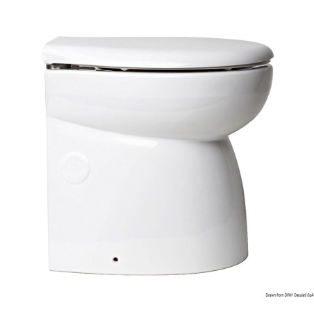 WC électrique caréné cuvette porcelaine haut 24 V | EAN 8033137051548 Ref 50.213.04