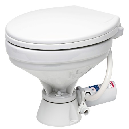 WC marin électrique grande cuvette plastique 24 V  Réf.50.206.24 EAN 8033137051128