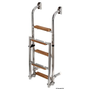 Echelle AISI316/iroko 5 marches | EAN 8033137152191 Ref 49.566.05