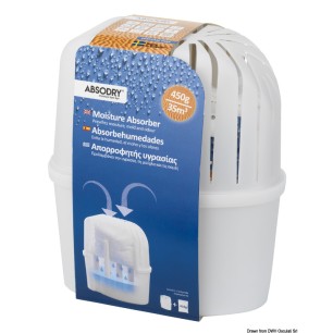Déshumidificateur ABSODRY Classic + recharge 450 g | EAN 8033137217227 Ref 52.153.03