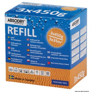 Recharges ABSODRY 3 x 450 gr | EAN 8033137217234 Ref 52.153.04