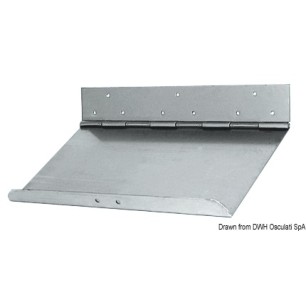 Paire de flaps inox 55x23cm | EAN 8033137155468 Ref 51.134.03
