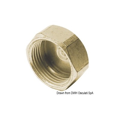 Bouchon fileté femelle 1/2" | EAN 8033137098741 Ref 17.222.02