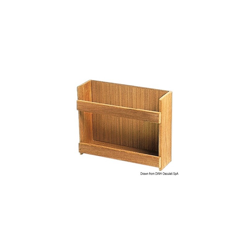 
Porte-canettes teck 316x101x254 mm 
