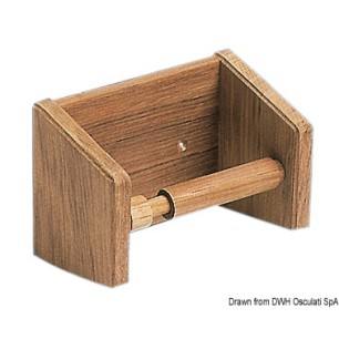 Distributeur papier toilette teck 175x100x112 mm  Ref 71.602.48