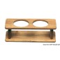 
Support teck p. 2 bouteilles 260x115x105 mm 
