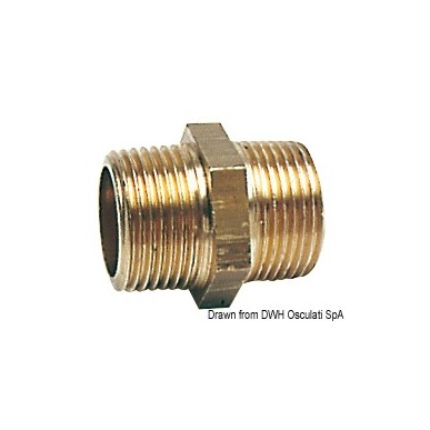 Niples doubles laiton| EAN 8033137099021 Ref 17.225.03