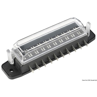 Boîte fusibles fiche étanche| EAN 8033137052422 Ref 14.100.34