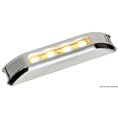 Lumière de courtoisie LED sans encastrement| EAN 8033137054631 Ref 13.428.12