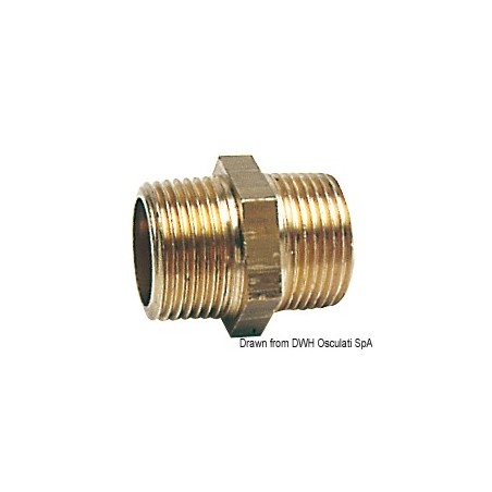 Niples doubles laiton| EAN 8033137099069 Ref 17.225.07