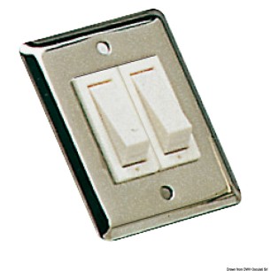 Interrupteur basculant paroi| EAN 8033137001284 Ref 14.102.15