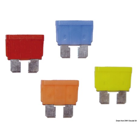 Fusibles fiche standard + LED témoin| EAN 8033137085499 Ref 14.003.10