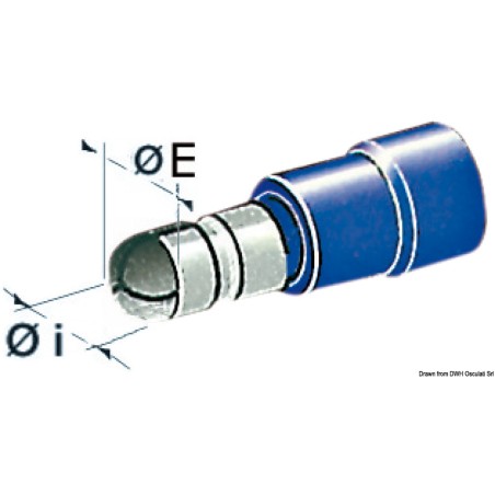 Cosses pré-isolées cylindriques| EAN 8033137086816 Ref 14.186.47