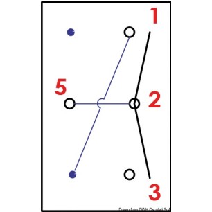 Interrupteur bascule Marina R étanche| EAN 8033137088353 Ref 14.196.07