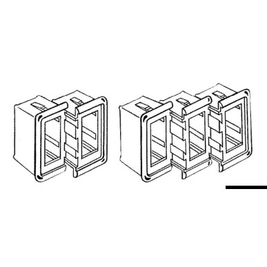 Cadre interrupteurs CARLING SWITCH| EAN 8033137088421 Ref 14.197.63