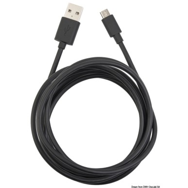 Prise + câble USB étanches IPx6| EAN 5060114795457 Ref 14.195.70