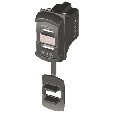 Prise de courant + double USB| EAN 8033137054846 Ref 14.195.61