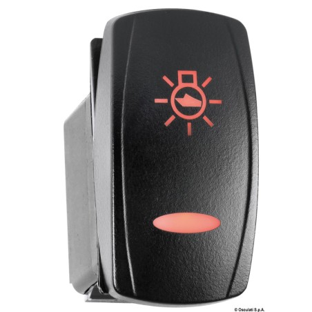Interrupteurs bascule étanches Marina TOP double LED| EAN 8033137089374 Ref 14.212.04