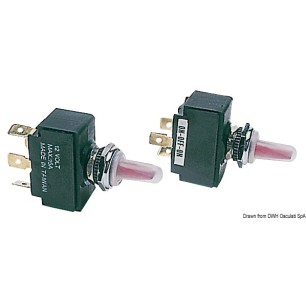 Interrupteur lumineux levier| EAN 8033137001963 Ref 14.303.37