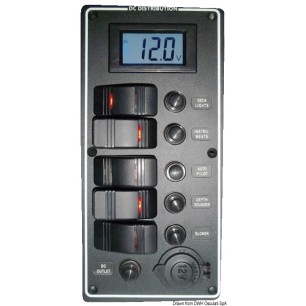 Panneau électrique série PCAL + voltmètre numérique 9/32 V| EAN 8033137038730 Ref 14.863.05