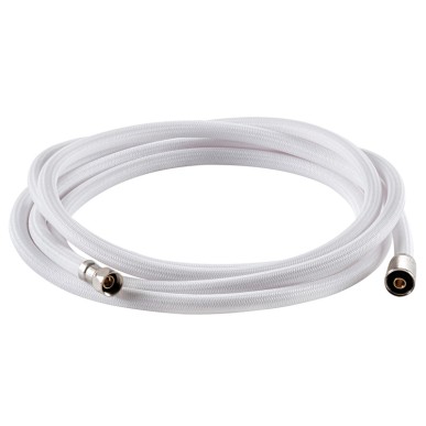 Tuyau douche nylon armé blanc| EAN 8033137052880 Ref 15.198.00