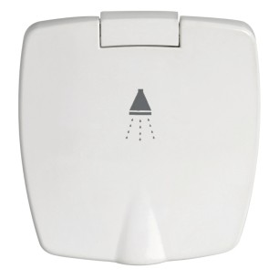 Boîtier douchette pont New Edge + douchette Mizar bouton| EAN 8033137093326 Ref 15.243.61