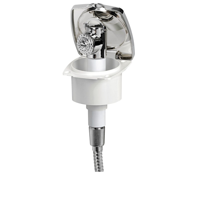 
Douche New Edge chromée tuyau PVC 2,5 m 
