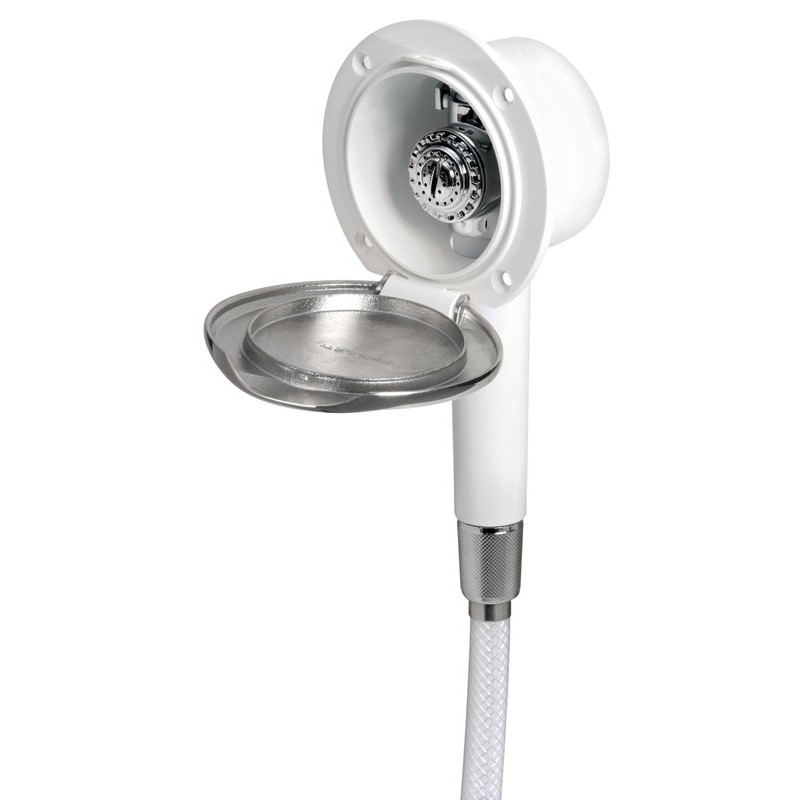 
Douche inox Classic Evo tuyau PVC 2,5 m 

