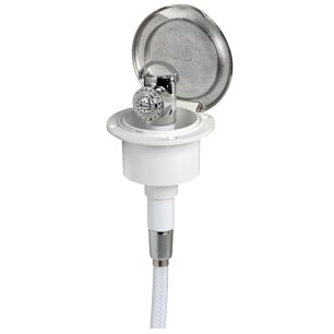 Boîtier douchette pont Classic Evo + douchette Mizar bouton| EAN 8033137093722 Ref 15.250.70