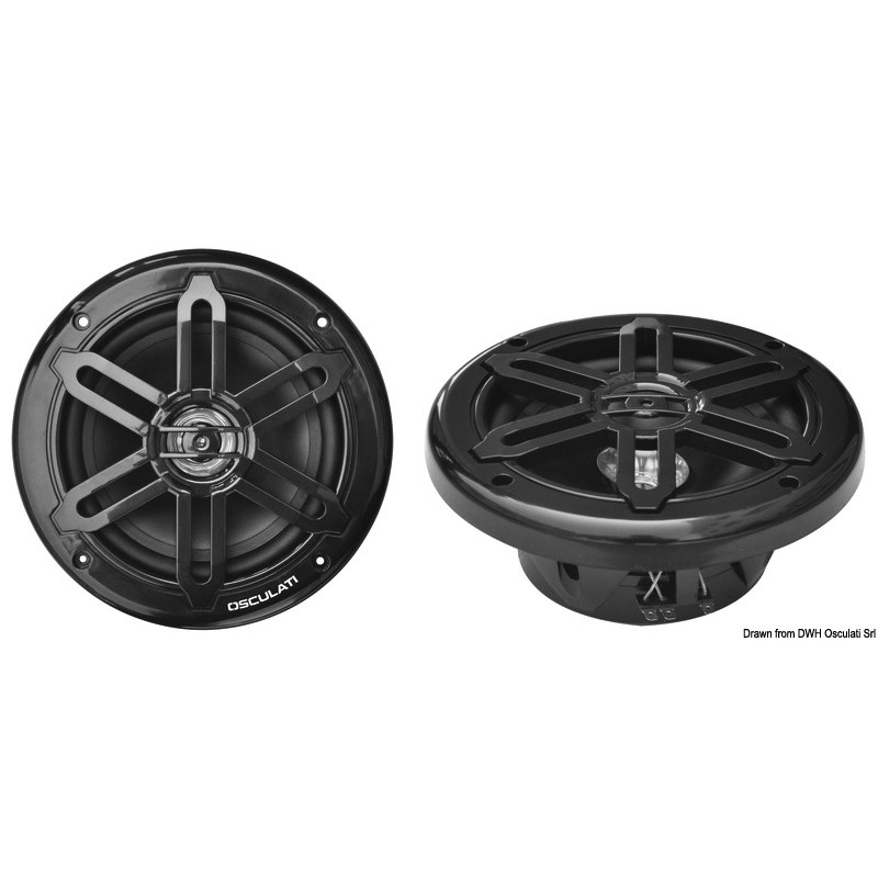 
Enceintes double cône 8" - 2x180 W noir 

