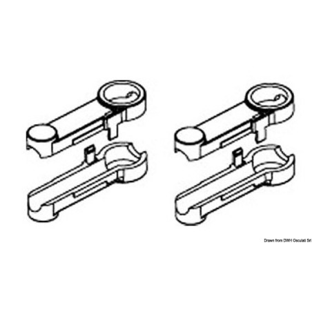 Kit d'adaptation câbles K60| EAN 8033137143854 Ref 45.100.17