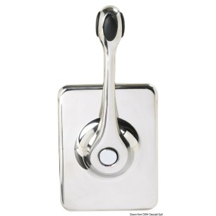 Boîtier mono-levier, fixation paroi, profil bas| EAN 8031164420764 Ref 45.452.20