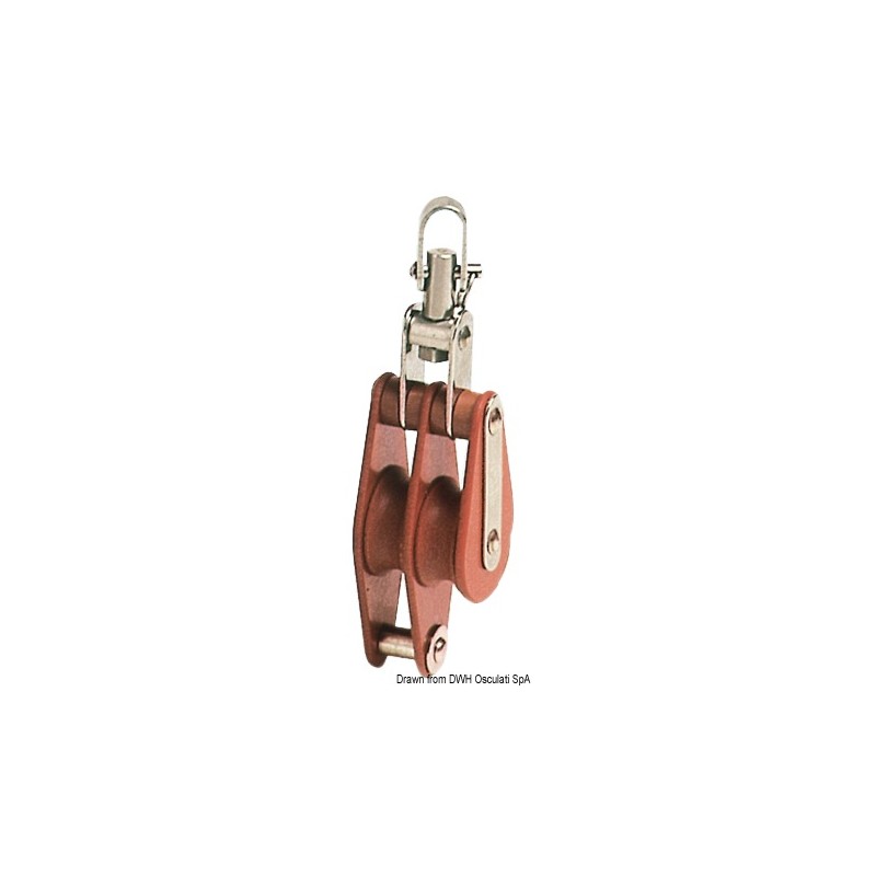 
Poulie double Tufnol HYE TWH 14x50mm 
