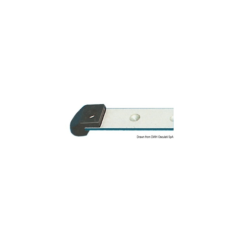 
Rail aluminium anodisé 22x3mm (barre 2m) 

