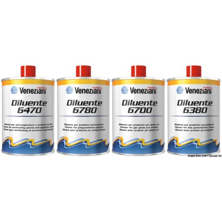 Diluants, sous couche+ autre produits Veneziani| EAN 8014099001475 Ref 65.011.00